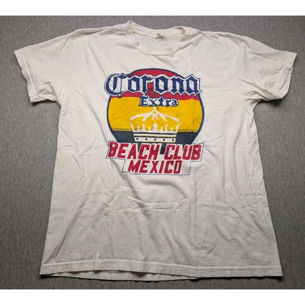 Vintage CORONA Beer Shirt  Corona Beach Club Mexico Size XL